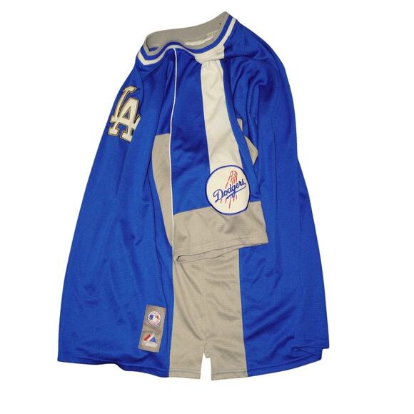 Vintage Los Angeles Dodgers Majestic MLB Jersey - Men’s Size XL (24" P2P) - Picture 4 of 11